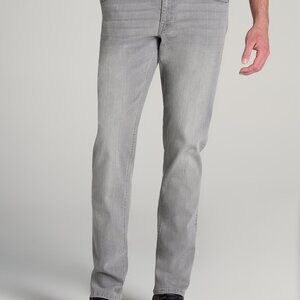 American Tall Carman TAPERED Jeans for Tall Men in Concrete Grey Size 4040 / 38